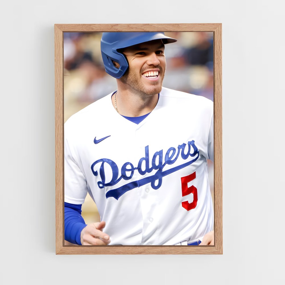 Poster Freddie freeman – affiche Baseball (vue 4)